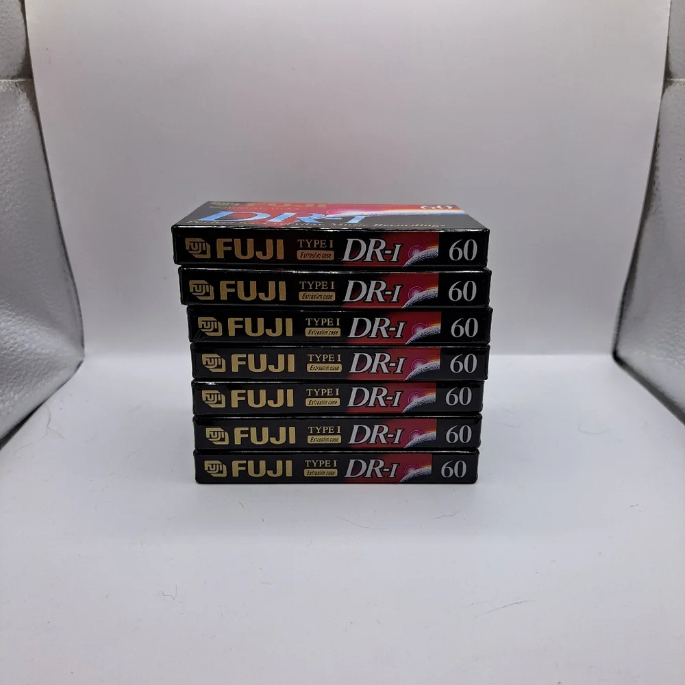 Fuji Blank Cassette Tapes - Set of 7